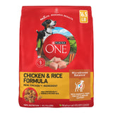 Purina ONE Chicken and Rice Formula Dry Dog Food – Practical Housewarming Gift for New Dog Owners, 8 lb Bag