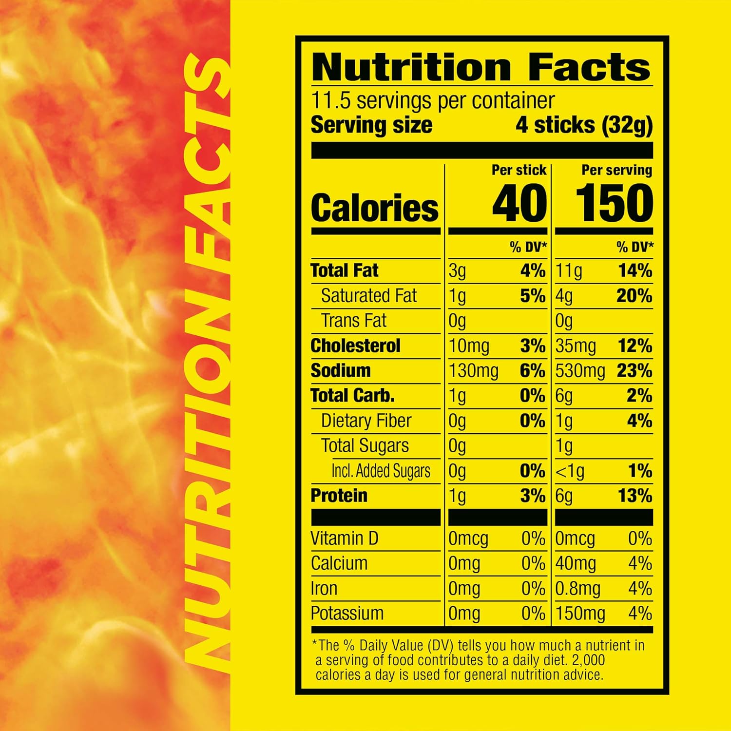 6g of protein per serving from beef, pork, and chicken
