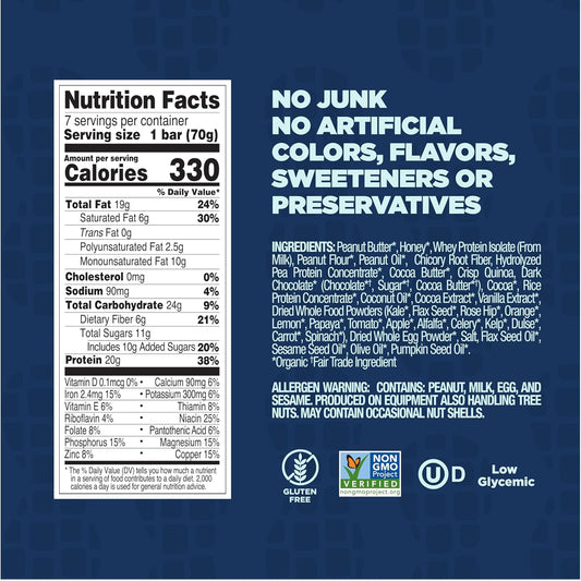 6g total fiber including 3g prebiotic fiber for digestive health