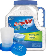 DampRid Moisture Absorber Refill 7.5 lb – Fragrance Free Humidity Control for Bedroom Closet and Linen Storage