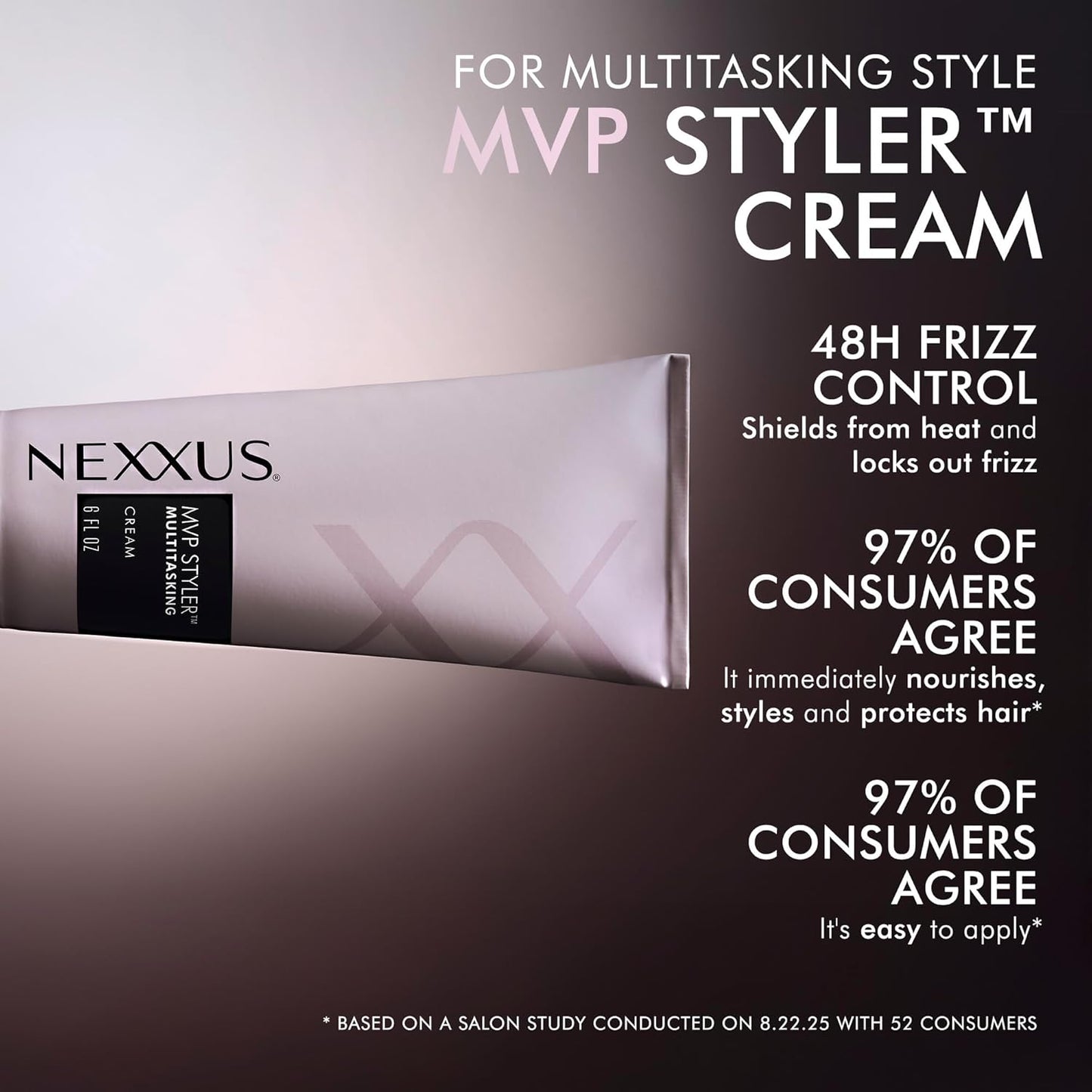 7-in-1 styling benefits: smooth, illuminate, moisturize, protect, sculpt, nourish, define