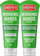 O'Keeffe's Working Hands Hand Cream – Bedtime Hand Repair Ritual for Cracked Skin, Overnight Moisture Restoration