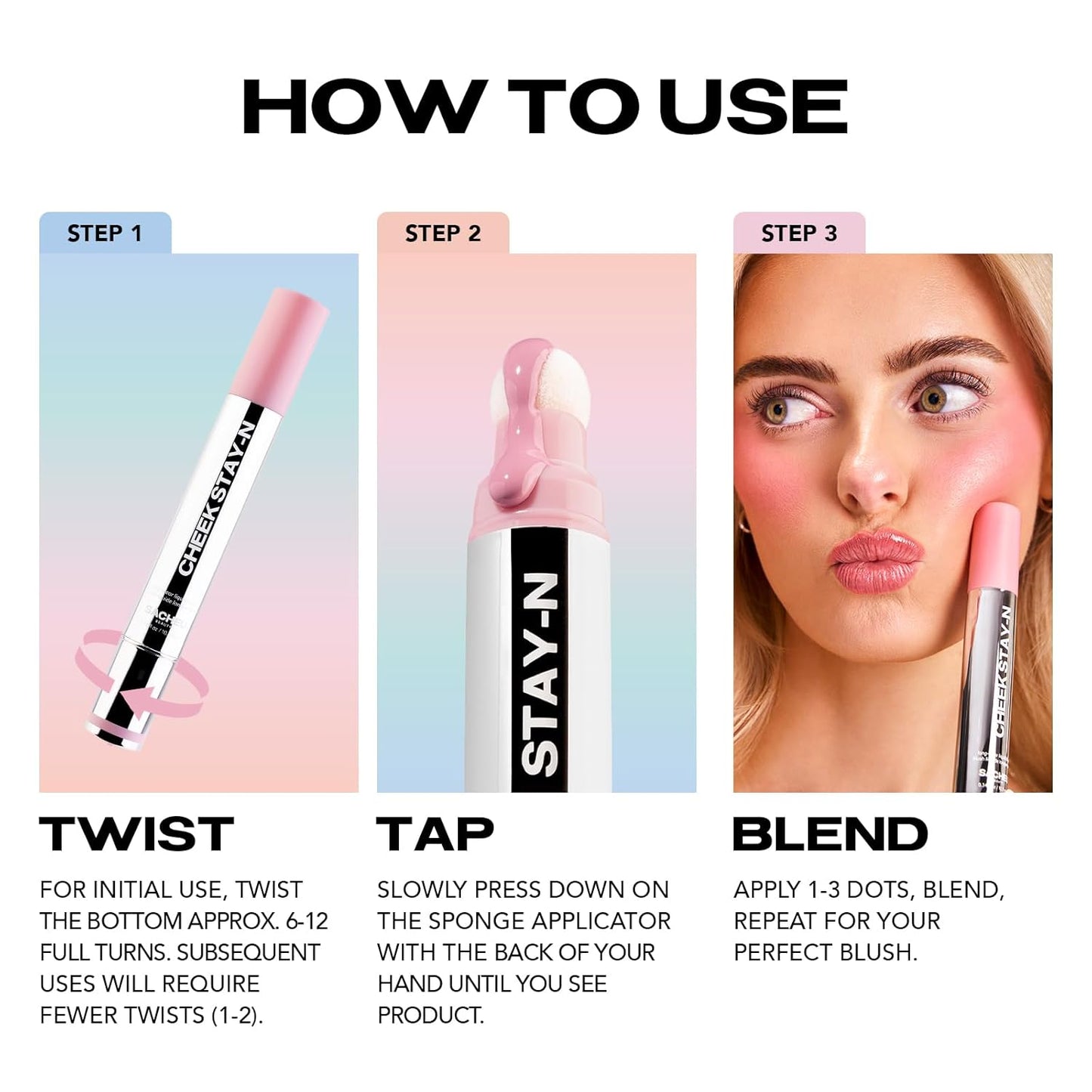 7 solo shade options (i'm playful, i'm flirty, i'm hot, i'm guilty, i'm bold, i'm cute, plus more) and 3 curated duo packs
