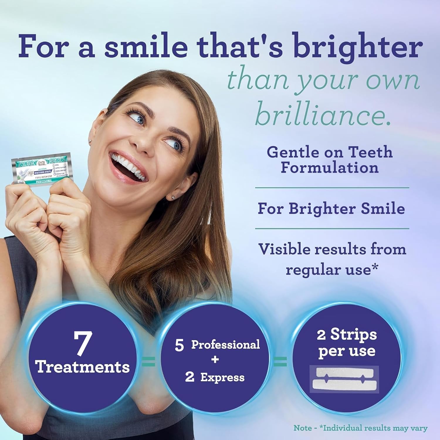 7-treatment kit: 5 professional sessions + 2 express sessions