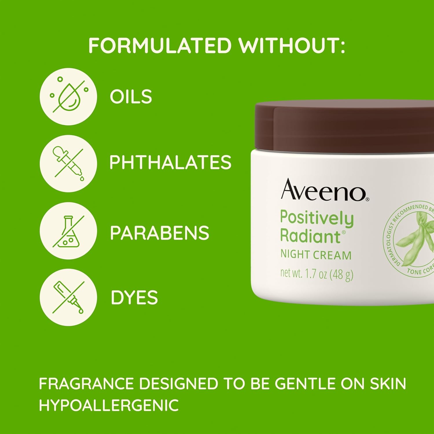 face and neck dual-application coverage in a 1.7 oz jar