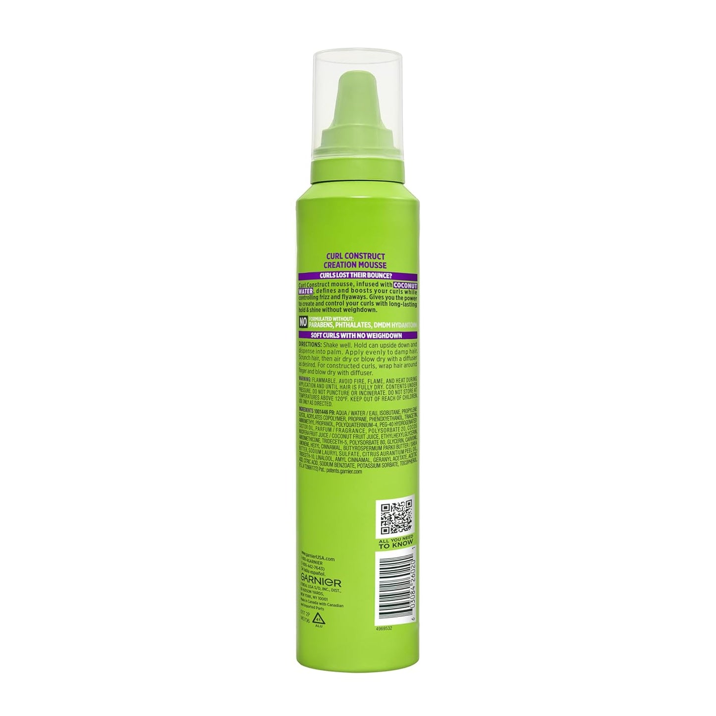 Garnier Fructis Curl Construct Creation Mousse – Calming Wash-Day Ritual for Soft, Defined Curls