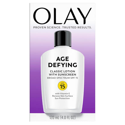 Olay Age Defying Daily Renewal Lotion with SPF 15 – Nourishing Morning Skincare Ritual