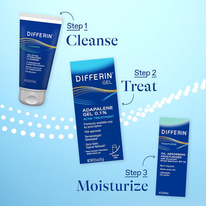 Differin Acne Treatment Gel – Nightly Skincare Ritual for Clear, Calm Skin