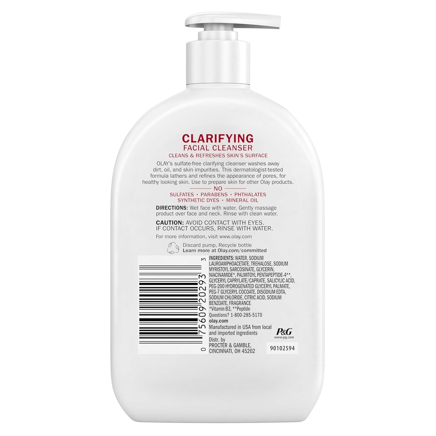 Olay Niacinamide Face Wash – Daily Pore-Refining Cleanser for Your Skincare Ritual