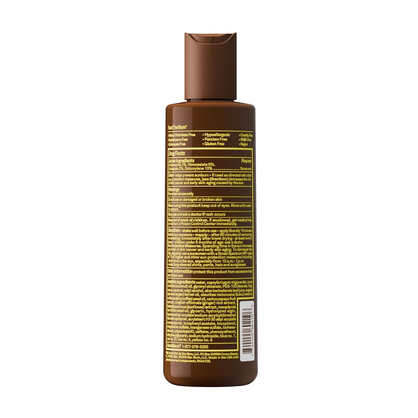 Sun Bum SPF 15 Browning Lotion – Water-Resistant Sunscreen for Beach, Pool & Camping Adventures