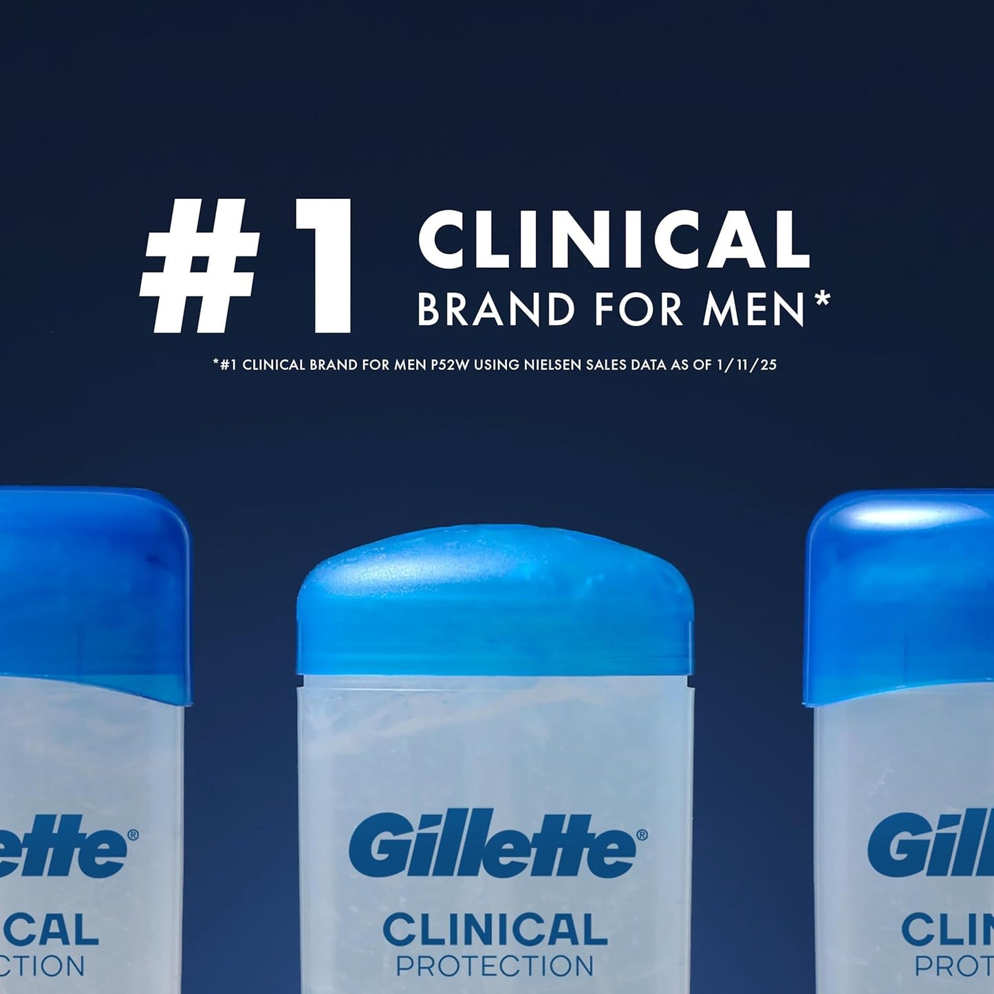 Gillette Clinical Antiperspirant for Men – 100HR Protection for Your Daily Self-Care Ritual