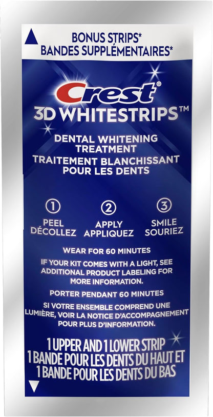 Crest 3D Whitestrips Professional Effects – 22-Day At-Home Teeth Whitening Ritual for Your Self-Care Routine