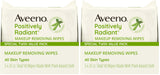 Aveeno Positively Radiant Makeup Remover Wipes – Gentle Nightly Skincare Ritual for Sensitive Skin