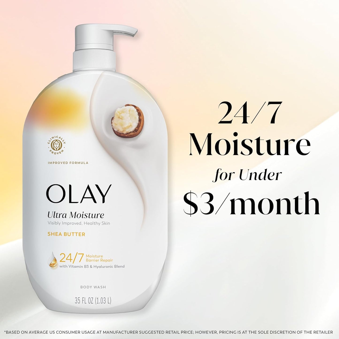 Olay Ultra Moisture Body Wash – Hydrating Shower Ritual for Daily Skin Renewal & 24/7 Softness