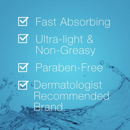 lightweight gel-cream formula that absorbs instantly without greasy residue