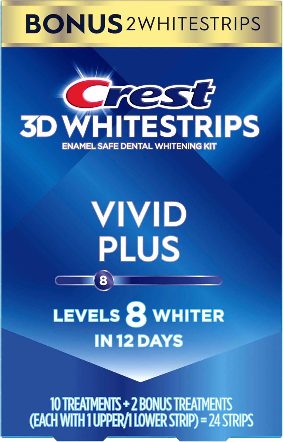 Crest 3D Whitestrips Vivid Plus – Nightly Smile Ritual for Self-Care Routines