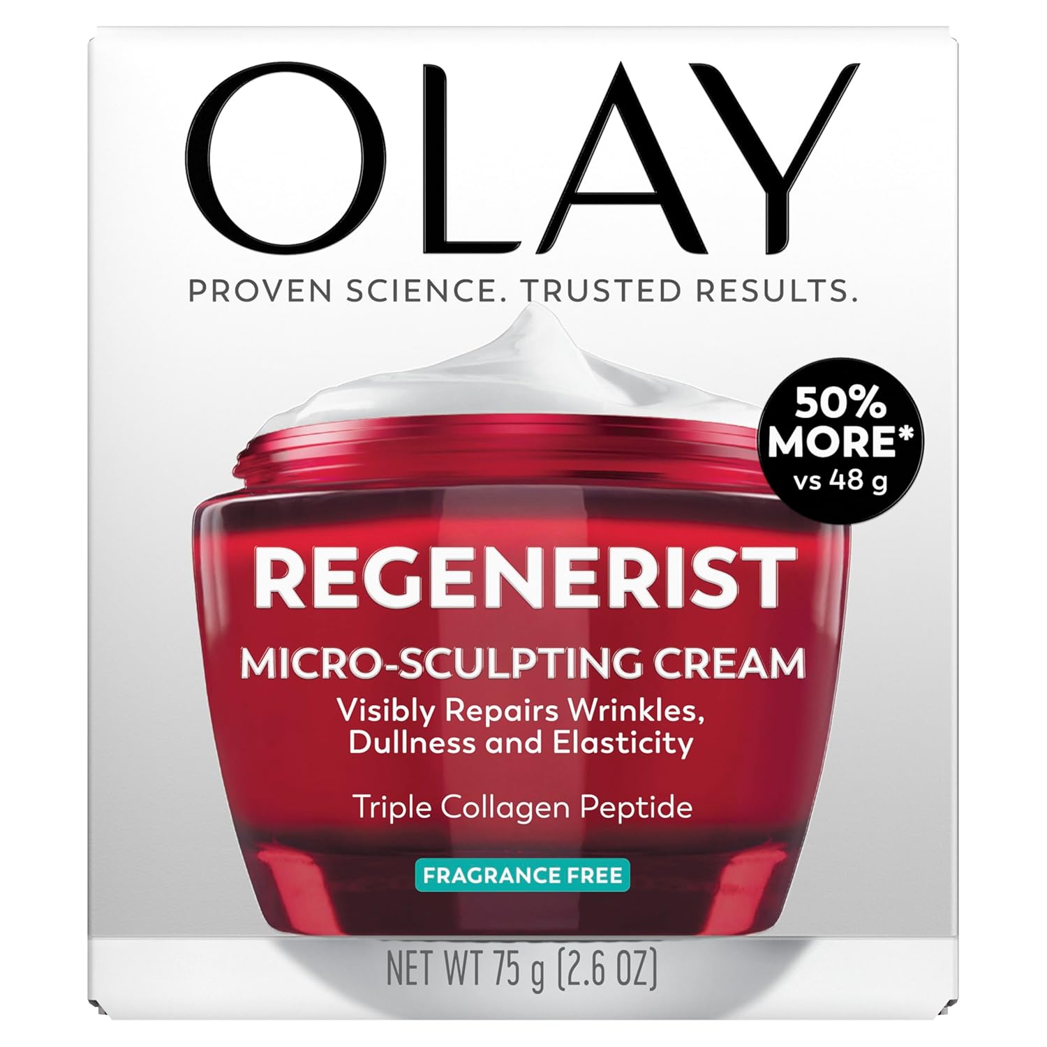 Olay Regenerist Anti-Aging Moisturizer for Bedtime Skincare Rituals & Nighttime Renewal