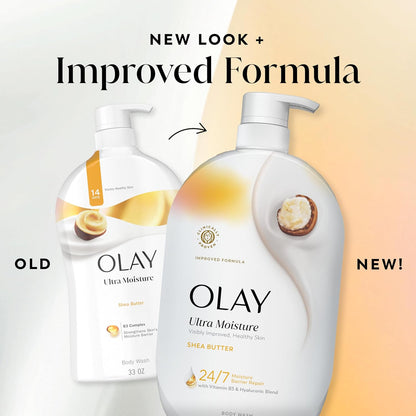 Olay Ultra Moisture Body Wash – Hydrating Shower Ritual for Daily Skin Renewal & 24/7 Softness