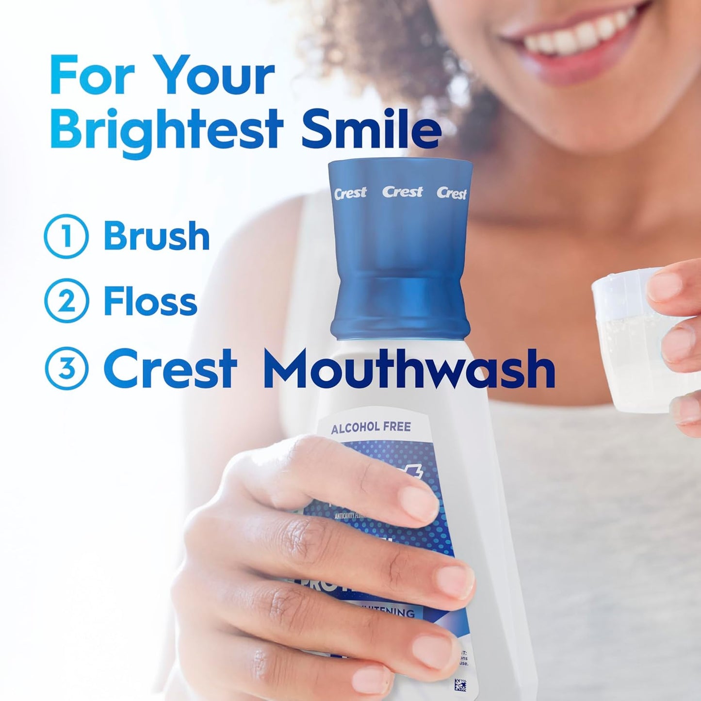 Crest Pro-Health Advanced Mouthwash – Alcohol-Free Nighttime Rinse for Calm Evening Routines