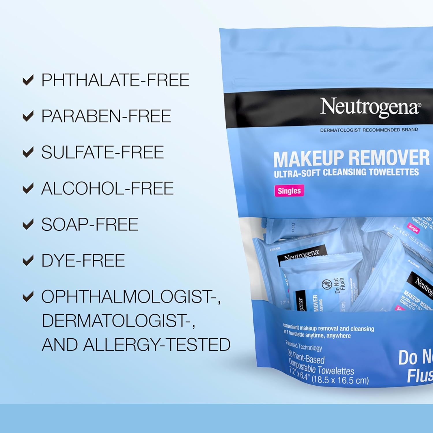 removes dirt, oil, bacteria, sweat, sunscreen, pollution, and waterproof mascara
