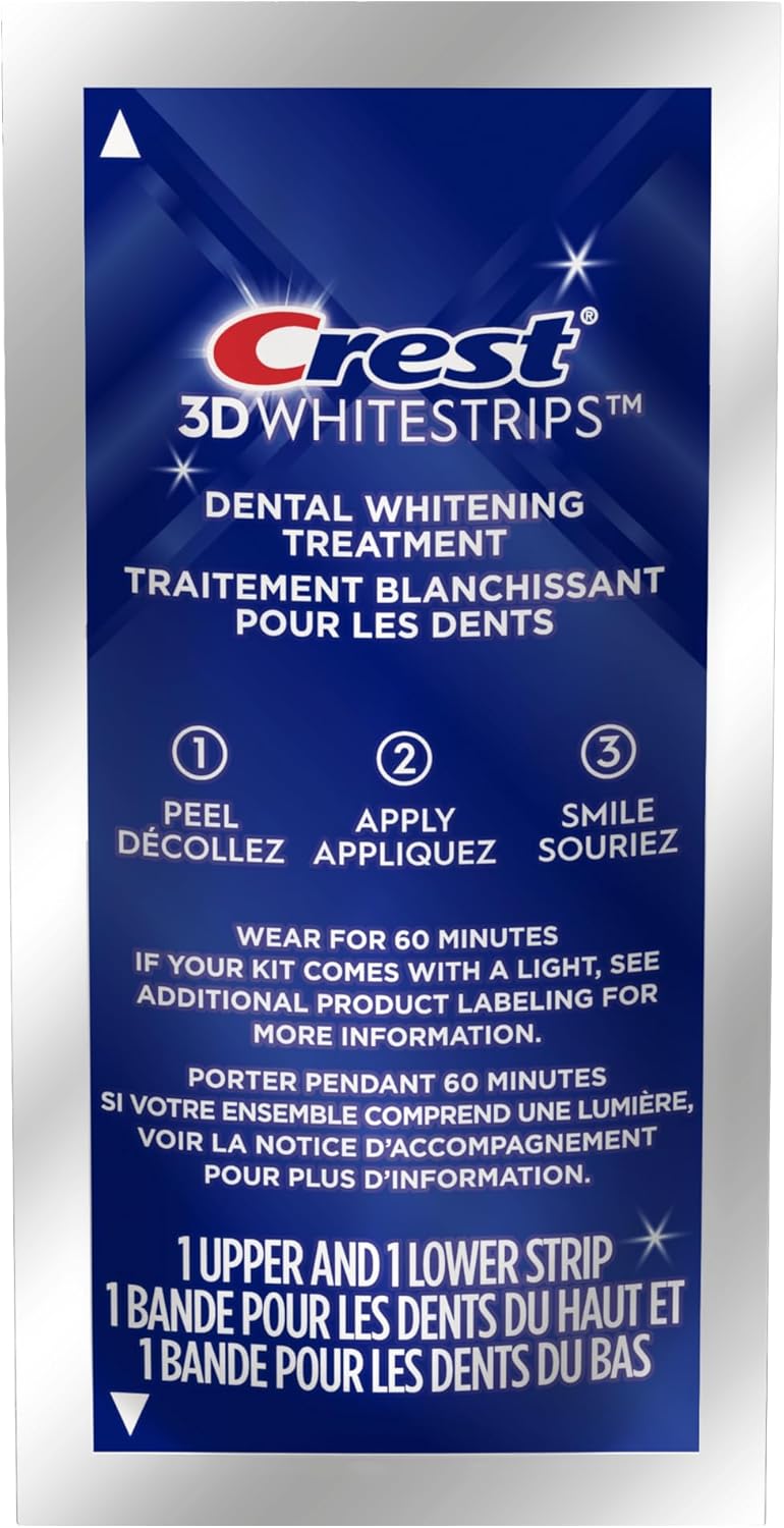 Crest 3D Whitestrips – Professional Teeth Whitening for Your Daily Self-Care Ritual