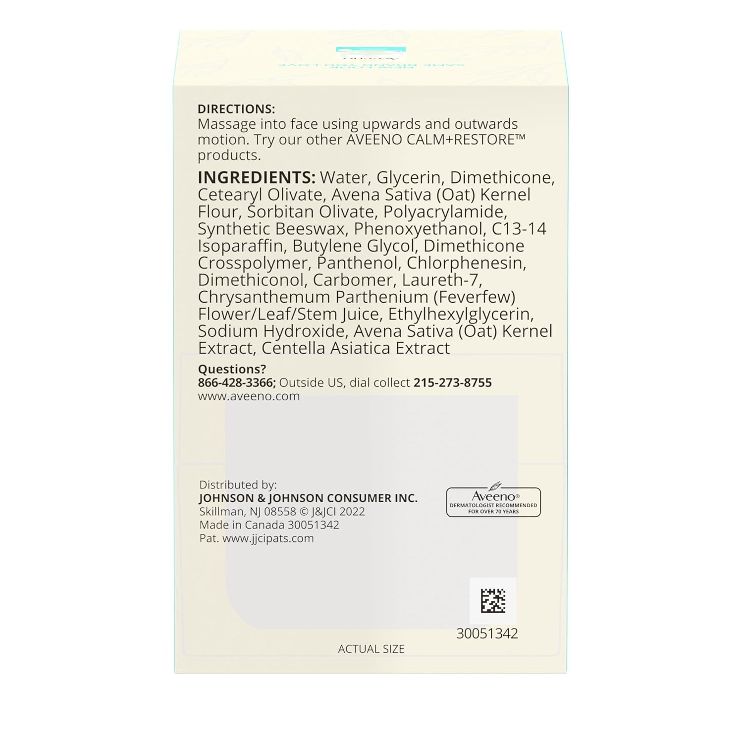 Aveeno Calm + Restore Oat Gel Moisturizer – Soothing Nighttime Skincare Ritual for Sensitive Skin