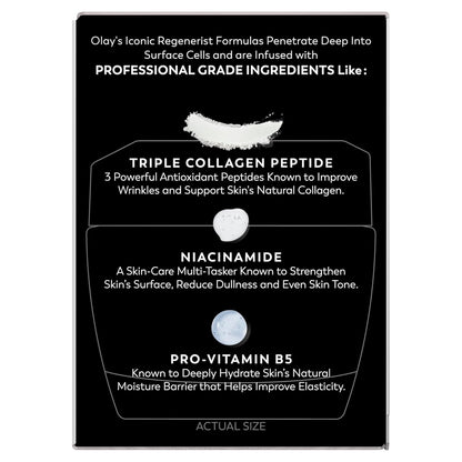 Olay Regenerist Anti-Aging Moisturizer for Bedtime Skincare Rituals & Nighttime Renewal