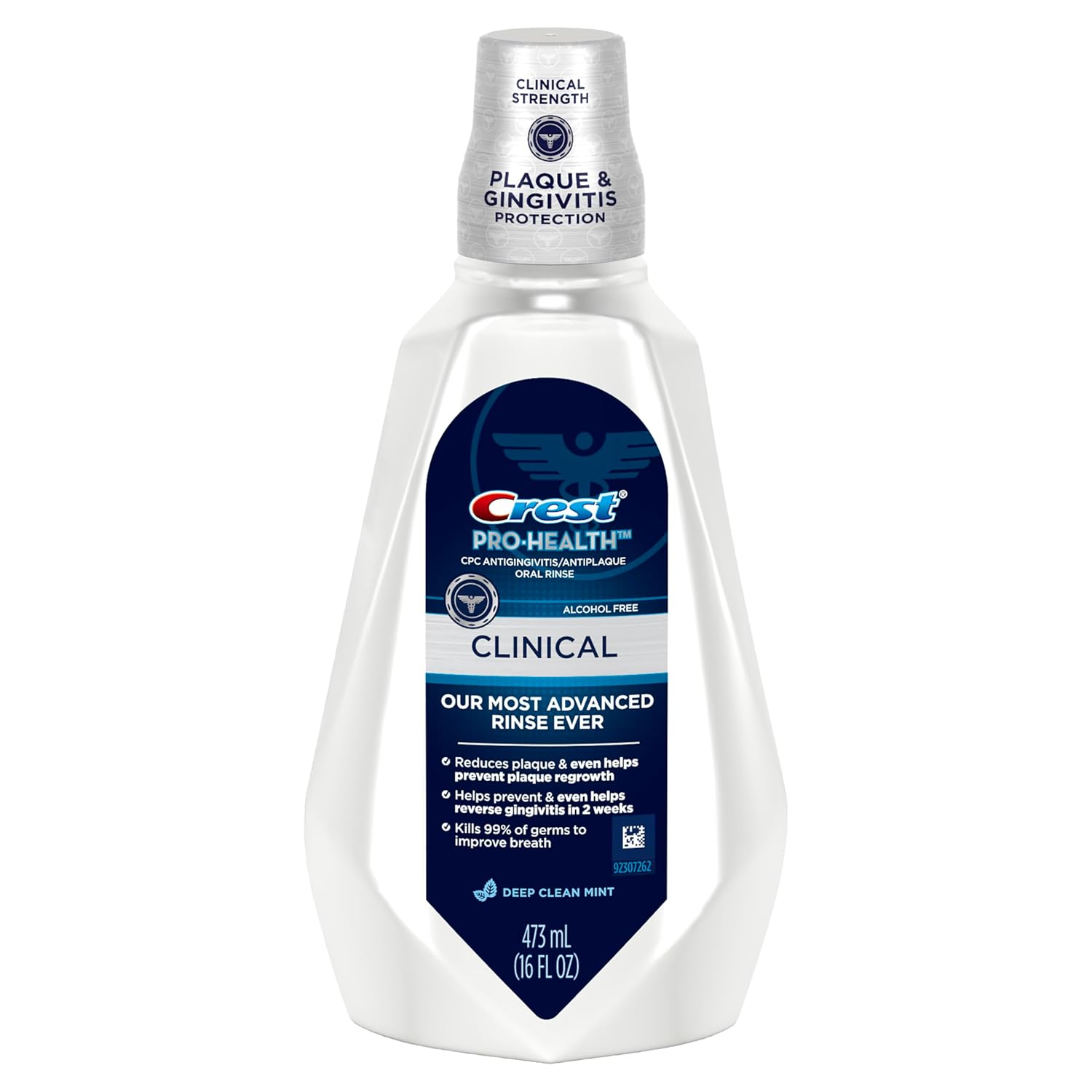Crest Pro-Health Clinical Mouthwash – Alcohol-Free Gingivitis Care for Your Daily Self-Care Ritual