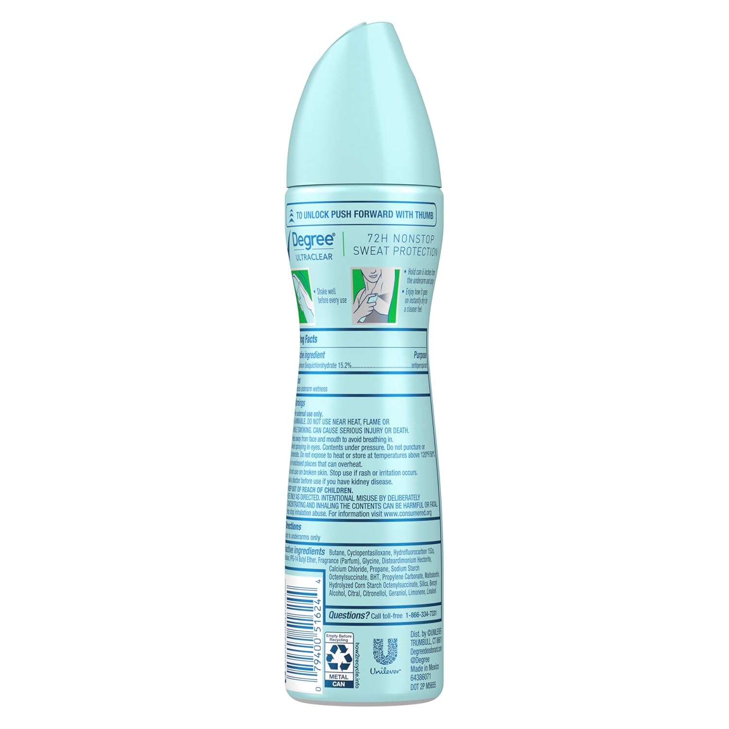 72-hour clinical sweat and odor protection formula
