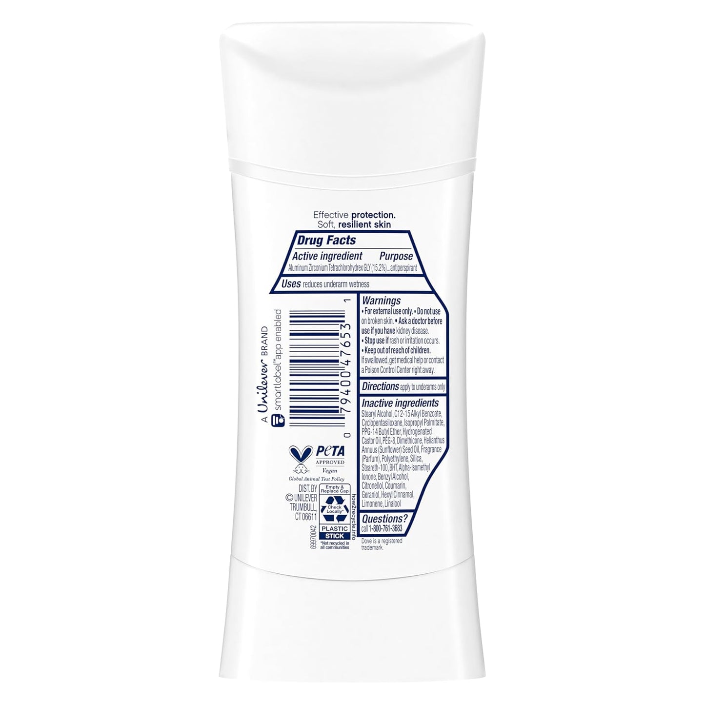 72-hour odor control and all-day sweat protection