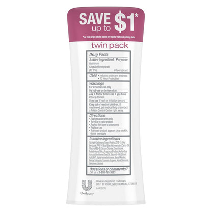 72-hour odor control with 48-hour all-day sweat protection (sweat block)