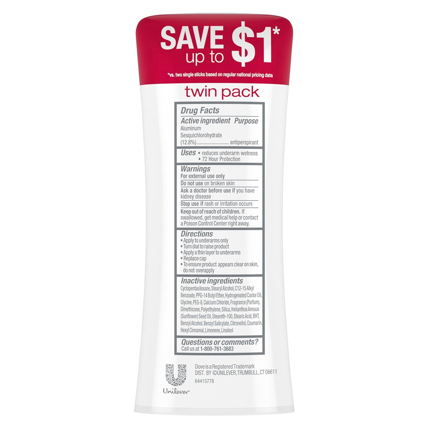 72-hour odor control with all-day sweat protection