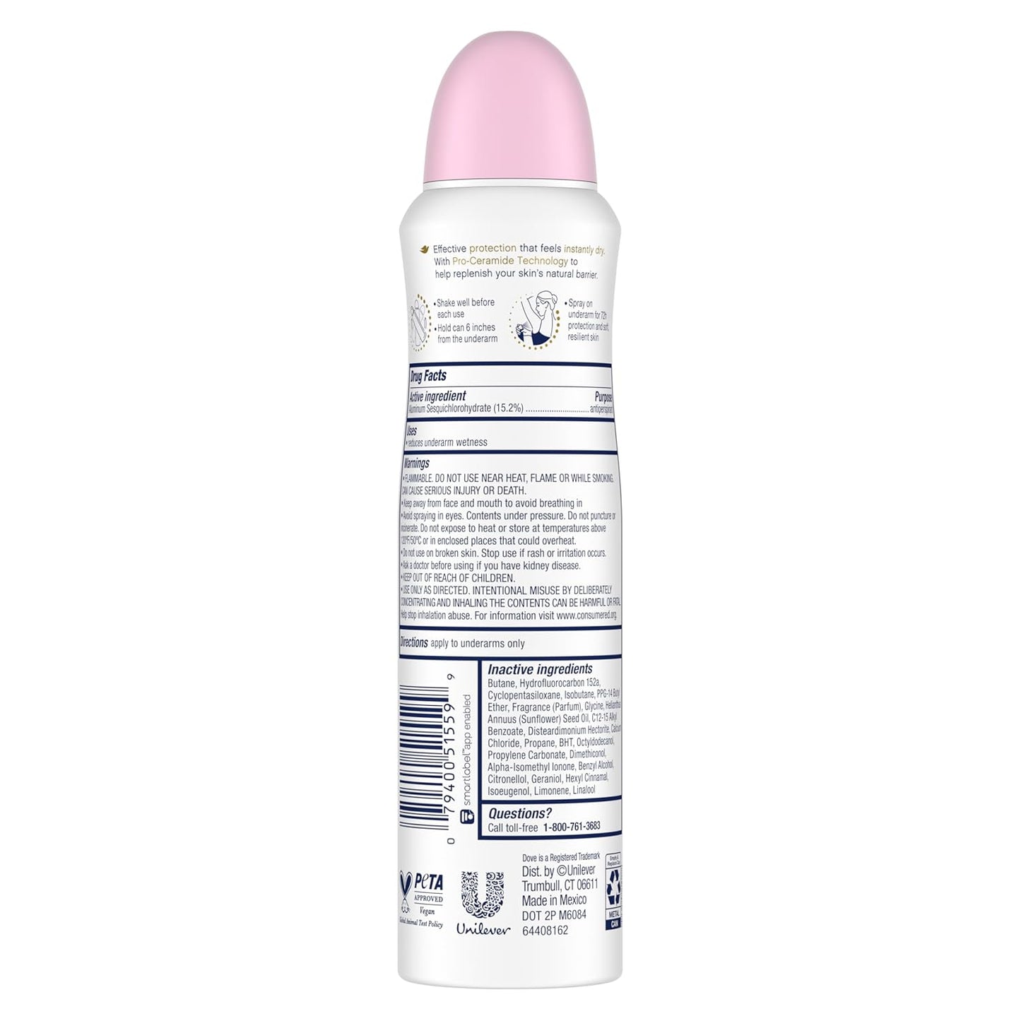 72-hour sweat and odor protection
