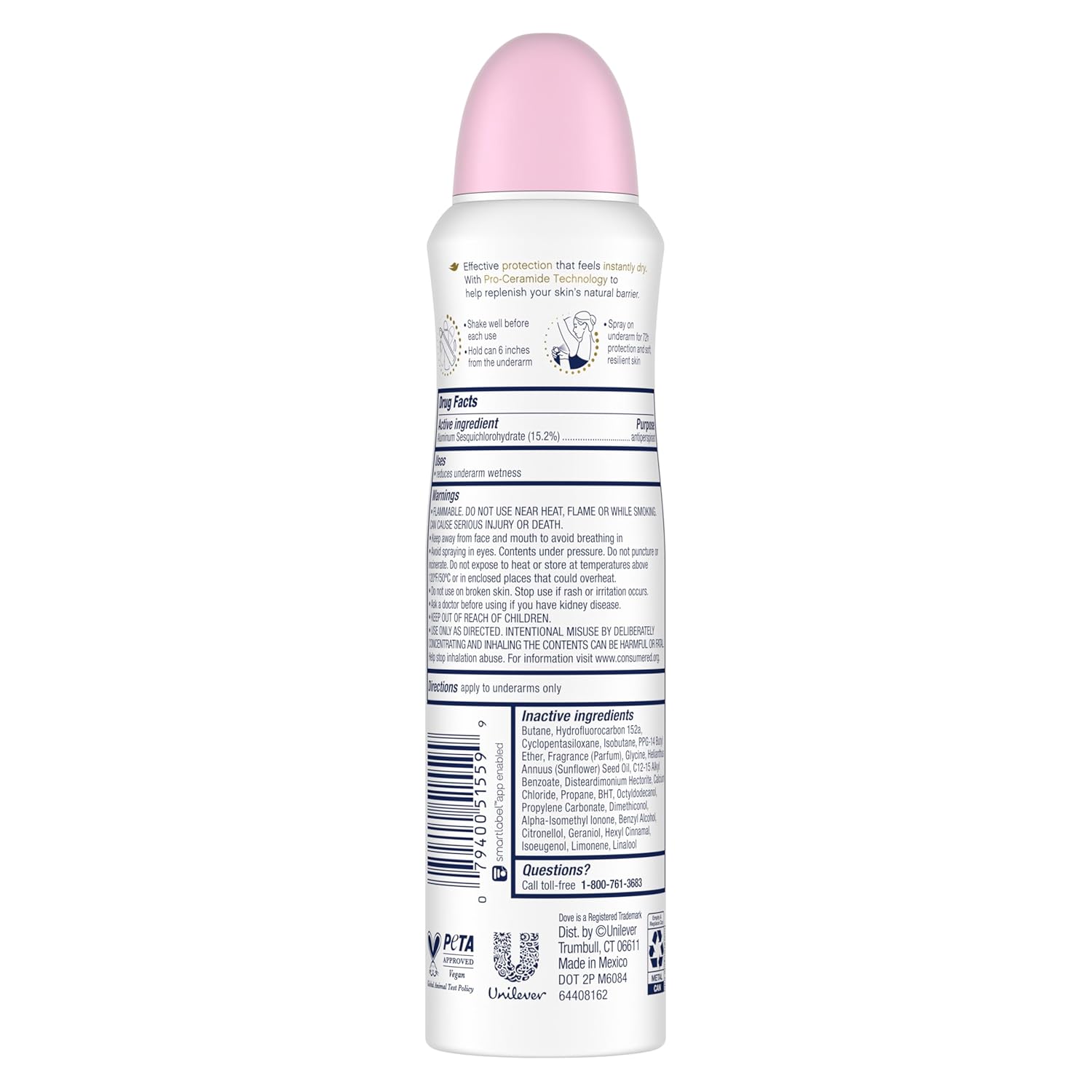 72-hour sweat and odor protection