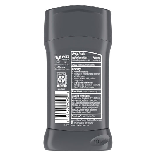 72-hour sweat and odor protection rated for long-wear performance