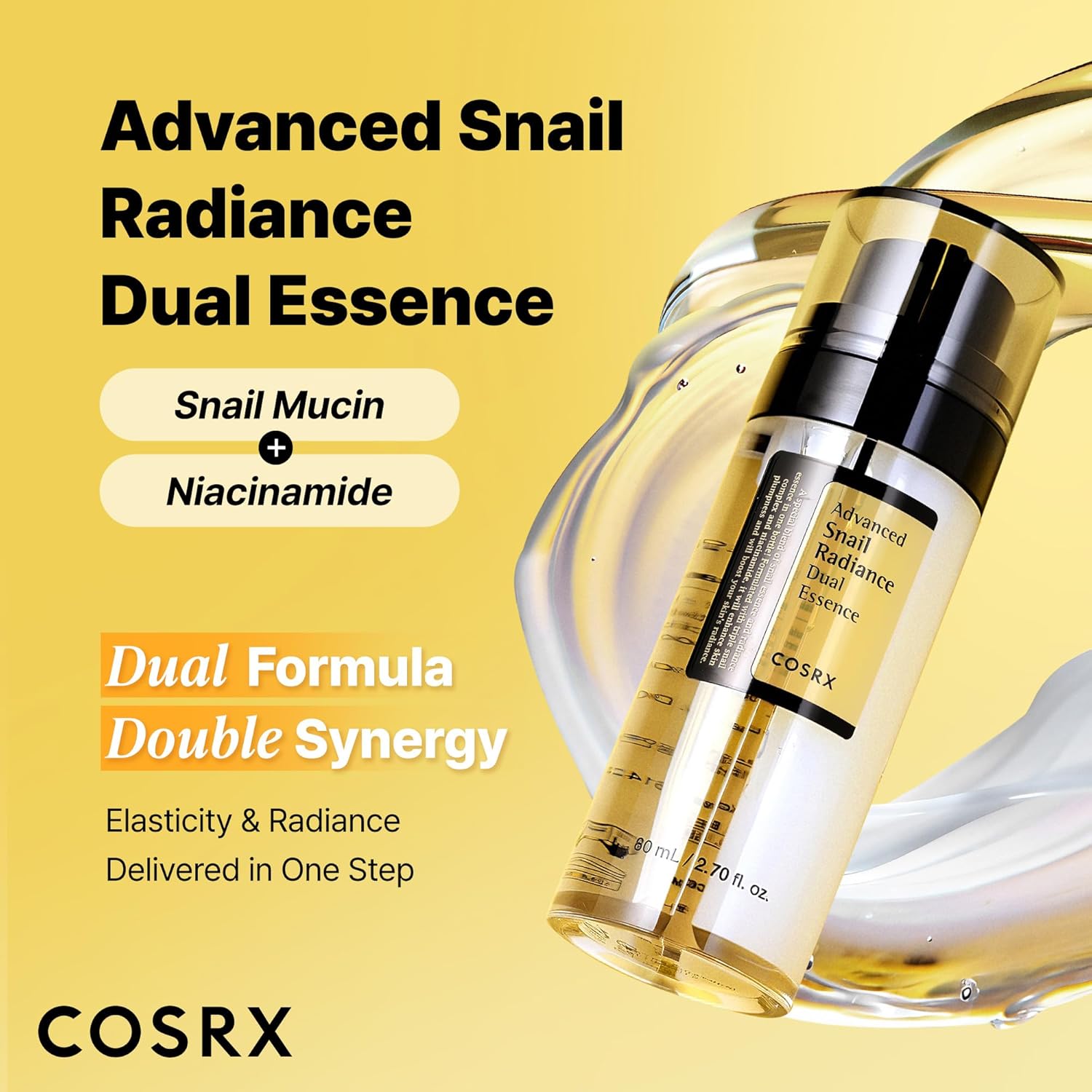 74.3% triple snail complex combining land snail, black mucin, and golden shell mucin