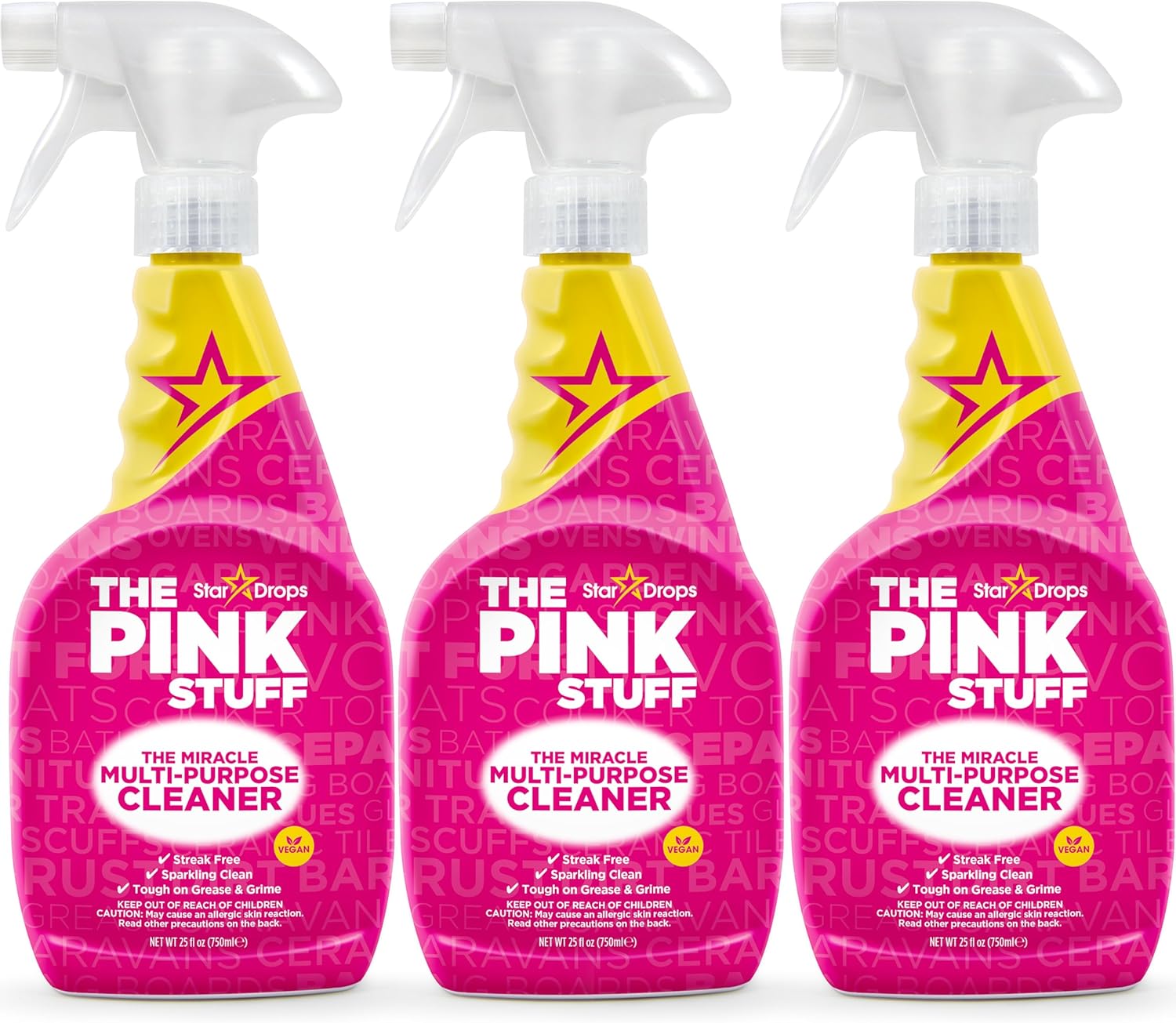 750ml spray bottle with even-application nozzle for quick coverage