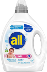 all Baby Laundry Detergent – Hypoallergenic Baby Laundry Soap for Nursery and Kids Room Safe Washing