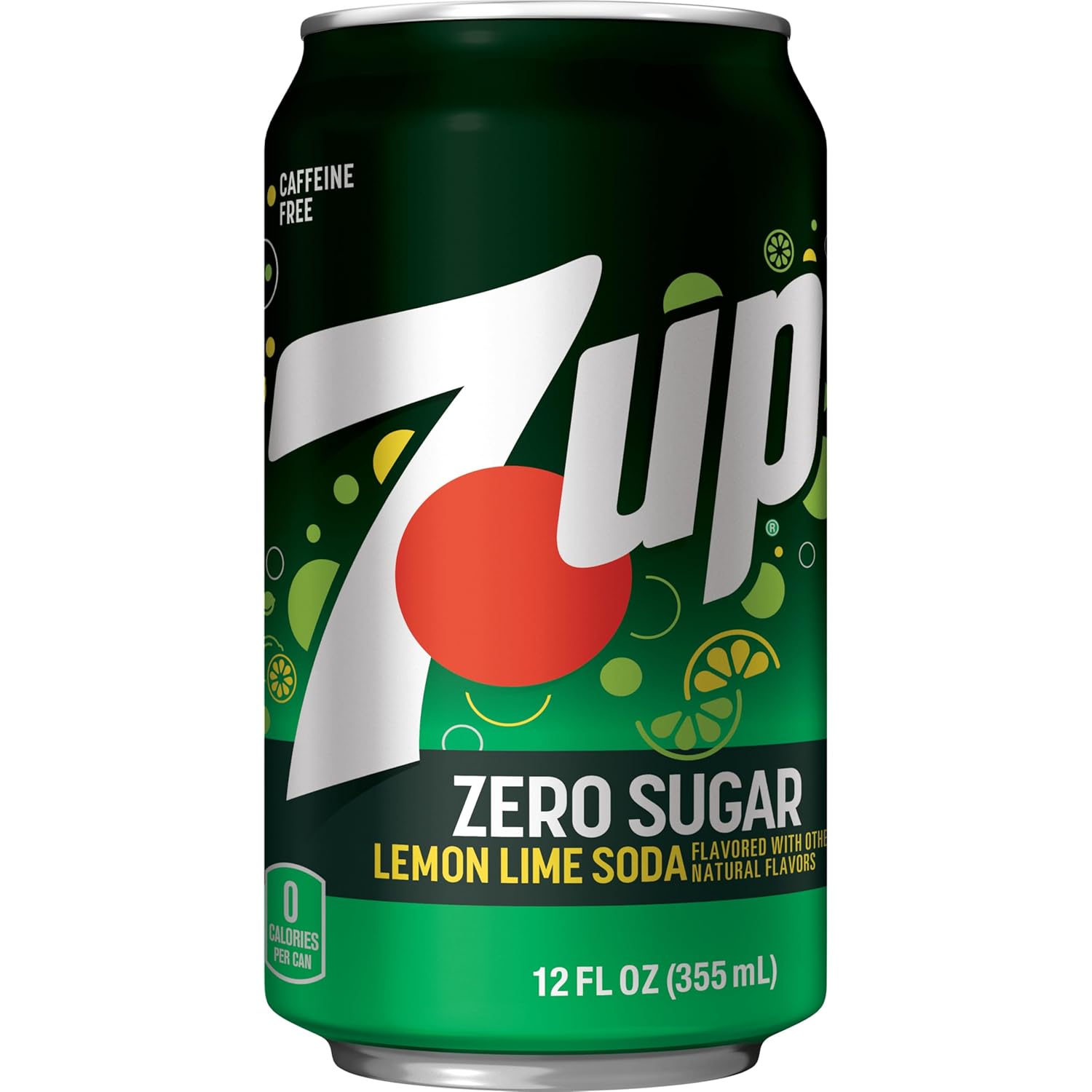 7UP Zero Sugar Soda, 12-Pack Cans – Guilt-Free Wellness Drink for Mindful Home Routines