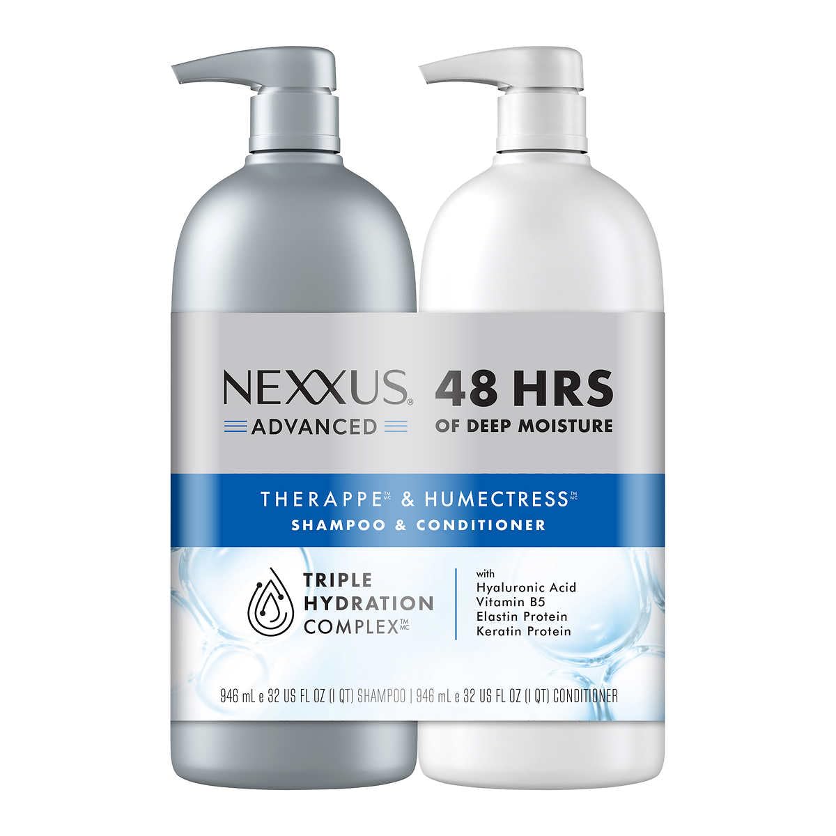 7x smoother hair and 4x easier detangling vs. non-conditioning shampoo