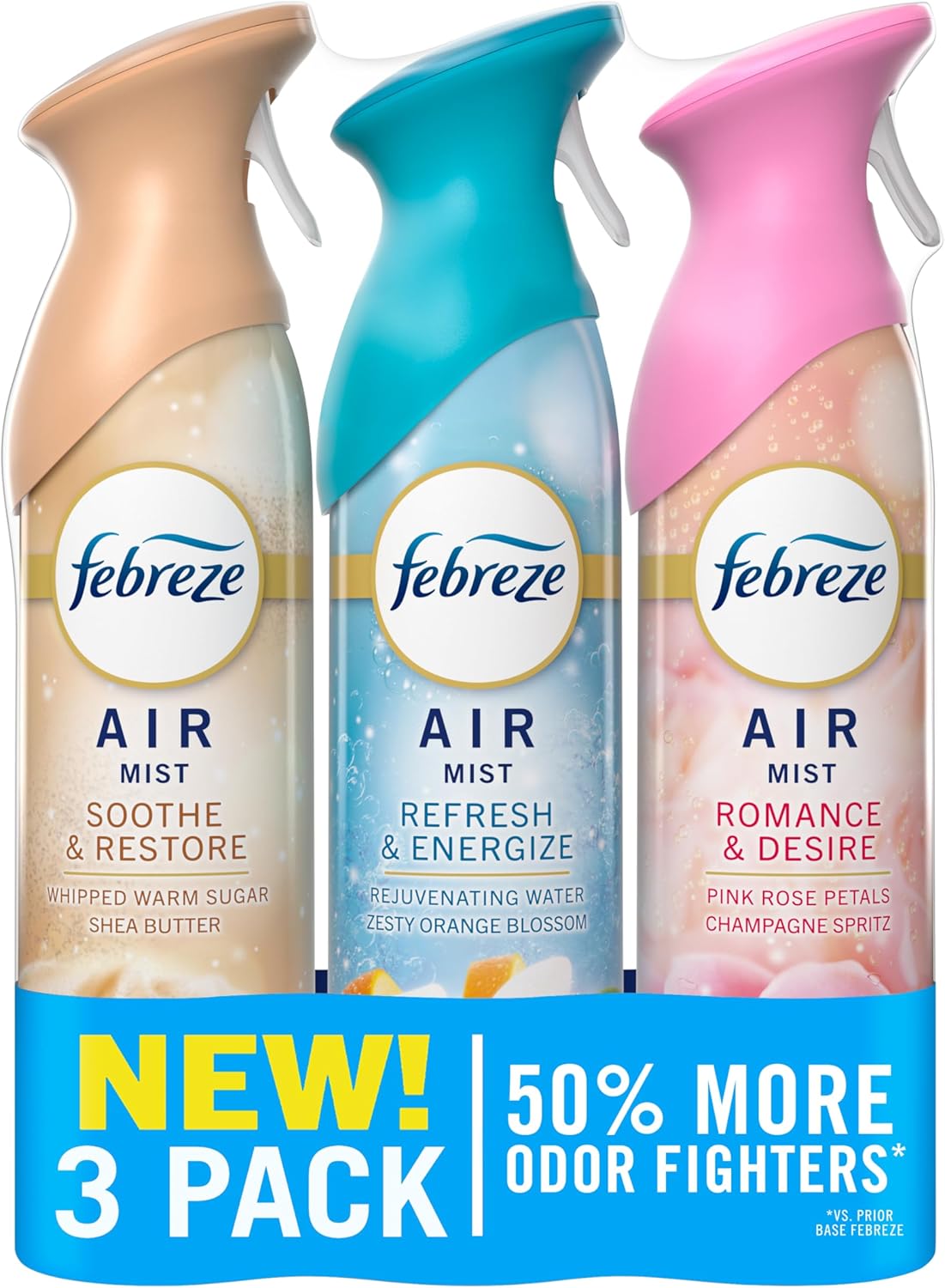 8.1oz aerosol spray bottle sold in a pack of 3 (24.3oz total)