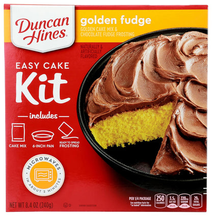 8.4 oz single-cake mix portion paired with a provided 6-inch aluminum cake pan