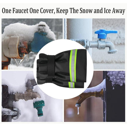 8.5" h x 6.1" w universal-fit dimensions compatible with most standard outdoor faucets