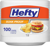 Hefty Everyday Foam Plates – 8.9 Inch Disposable Plates for Camping, Picnic and Tailgate Serving