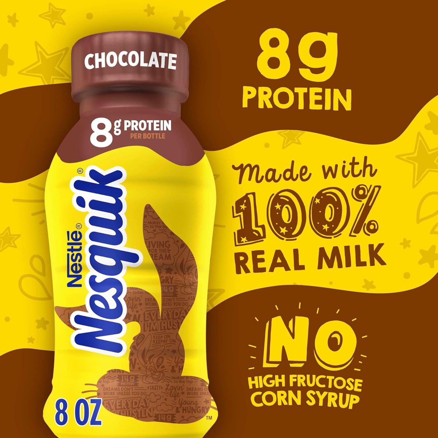8 grams of protein per serving from real milk