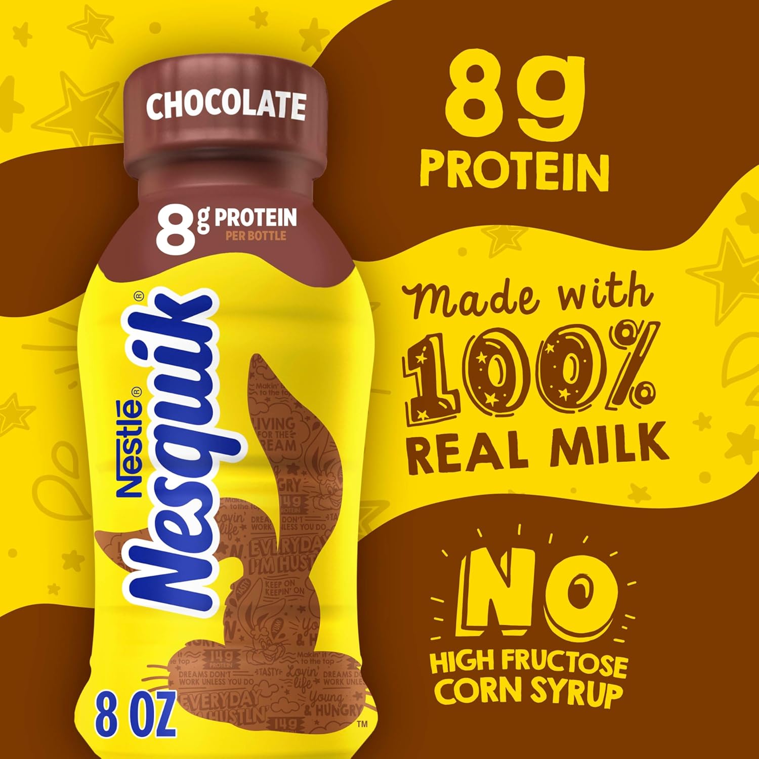 8 grams of protein per serving from real milk