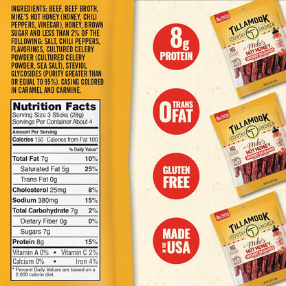8 grams of protein per serving in a low-carb, ready-to-eat format