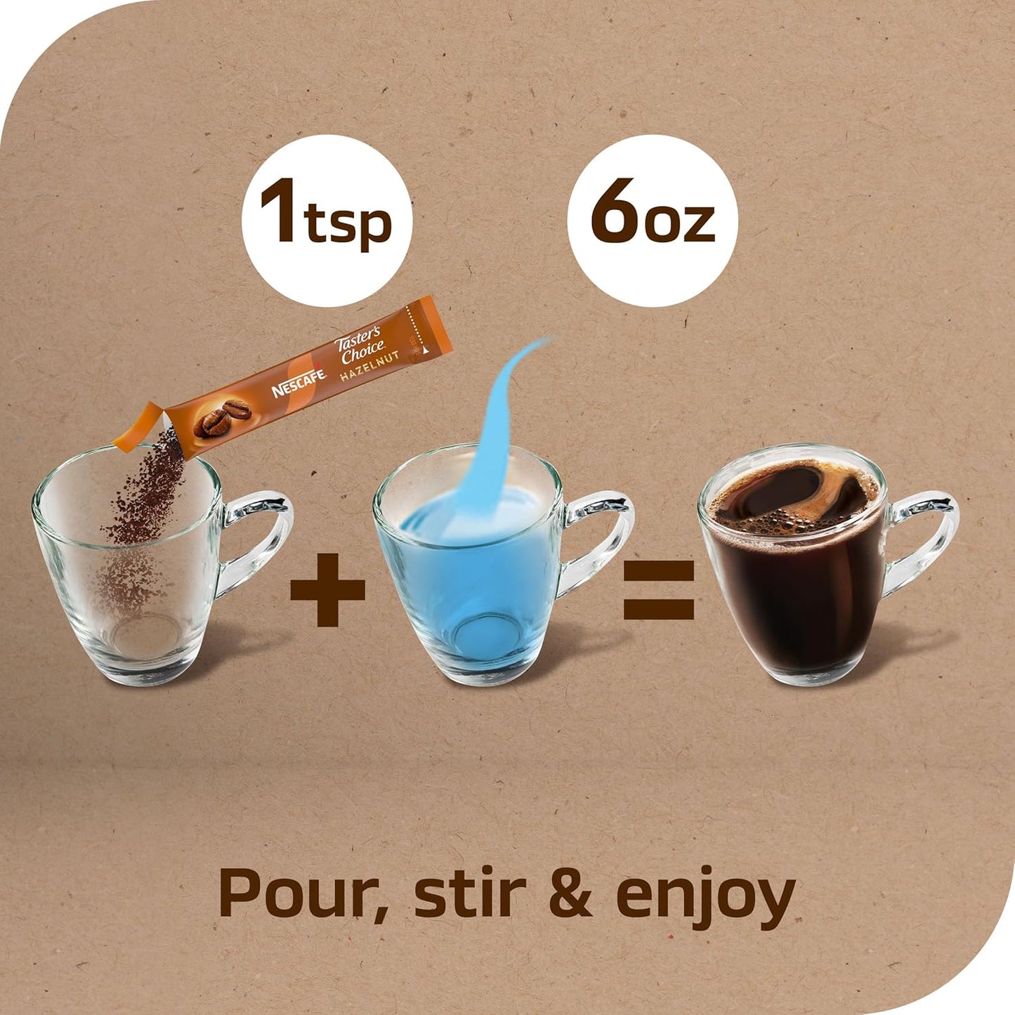 8 oz serving size calibrated for a standard cup