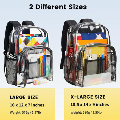 8-pocket organization: large main compartment, secure zip phone pocket, front pocket with 4 mesh slots, and 2 side mesh pockets for bottles/umbrellas