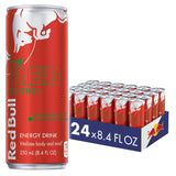 Red Bull Red Edition Watermelon Energy Drink – Office Desk Caffeine for Focused Workdays